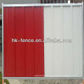 35mm x 40mm x 35mm Cross channel Construction Site Temporary Hoarding Fence Panel with 38mm frame pipe